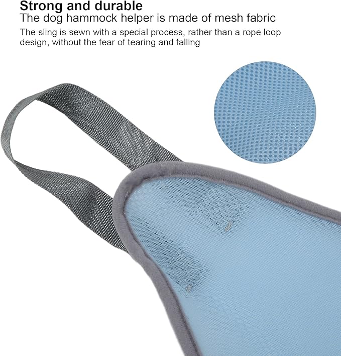 Pssopp Pet Grooming Hammock,Comfortable and Easy Cleaning Dog Grooming Hammock Professional Design Safety Assurance Dog Hammock for Bathing Washing Trimming Nail (M Length 92 Width 52cm)