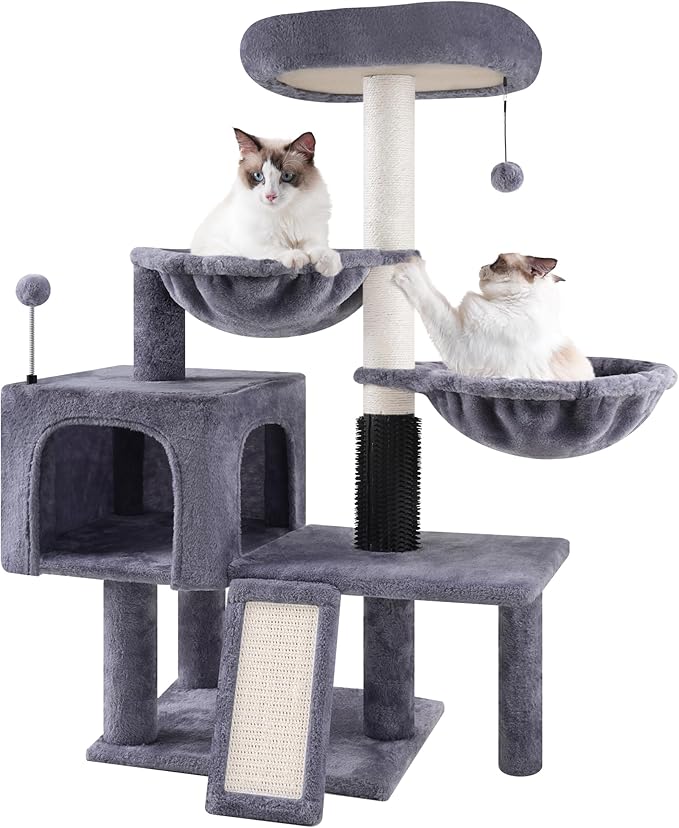 Roypet 32" Cat Tree 0111 (Grey, 39.4'')