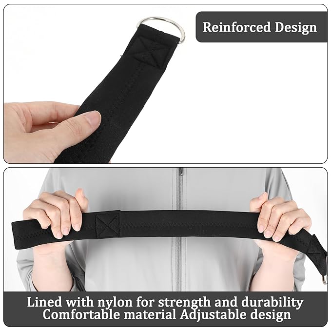 Xindojuz 1 PCS Baby Stroller Straps, Safety Wrist Strap Leash for Kids, Adjustable Pram Wheelchair Hand Leashes with Soft Padded Handle, Security-Accessory for Child Safety or Large Dog (Black)