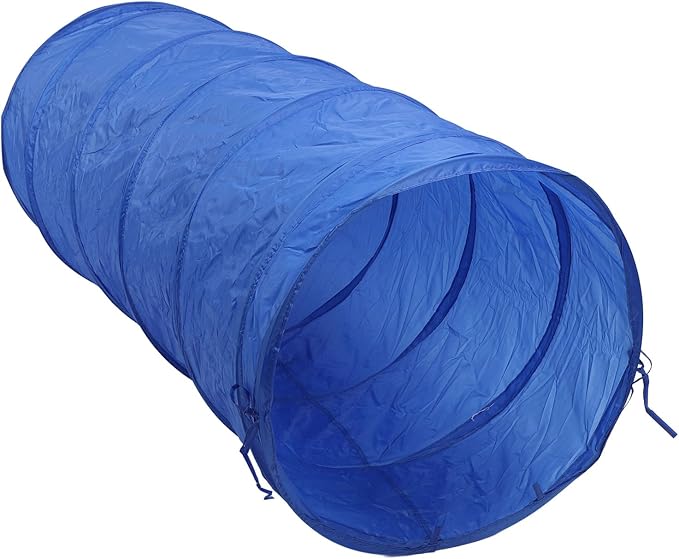 Dog Agility Equipment, Dog Agility Tunnel with Tear Round Dog Training Tunnel, Agility Training Tunnel, Dog Play Tunnel Tent Dog Agility Jumps for Pet Play