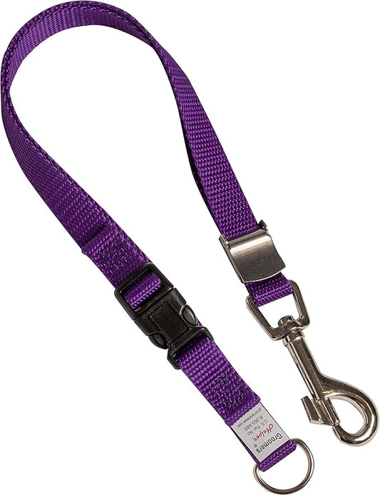 Groomers Helper® Patented 5/8" Loop - Pet Grooming Safety Loop for Dog Bathing, Dog Grooming & Trimming (Purple)
