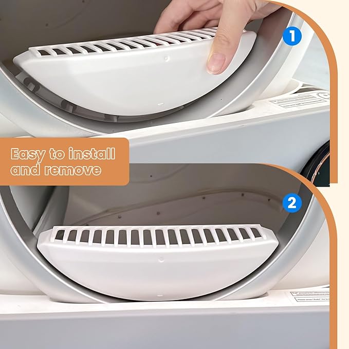 DuckSky Cat Foot Mat Replacement for Self Cleaning Cat Litter Box, White Ring Accessories[Please Check the Product Details to Confirm Your Model]