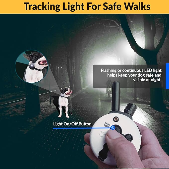 E-Collar Mini Educator ET-300 Remote Dog Training Collar – 1/2 Mile Range, Waterproof & Rechargeable, 100 Levels + Vibration + Tone + Light, For 1 Dog Small to Medium, Zen