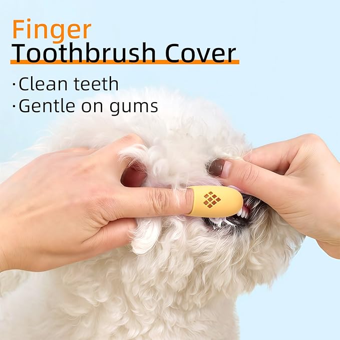Yellow Pineapple-Shaped Dog Finger Toothbrush Soft TPR Anti-Slip Dog Finger Toothbrush Cover Cat Fingerbrush Tooth Cleaning Tool Pet Dental Care Toothbrush for Dogs and Cats 5.98in/15.2cm