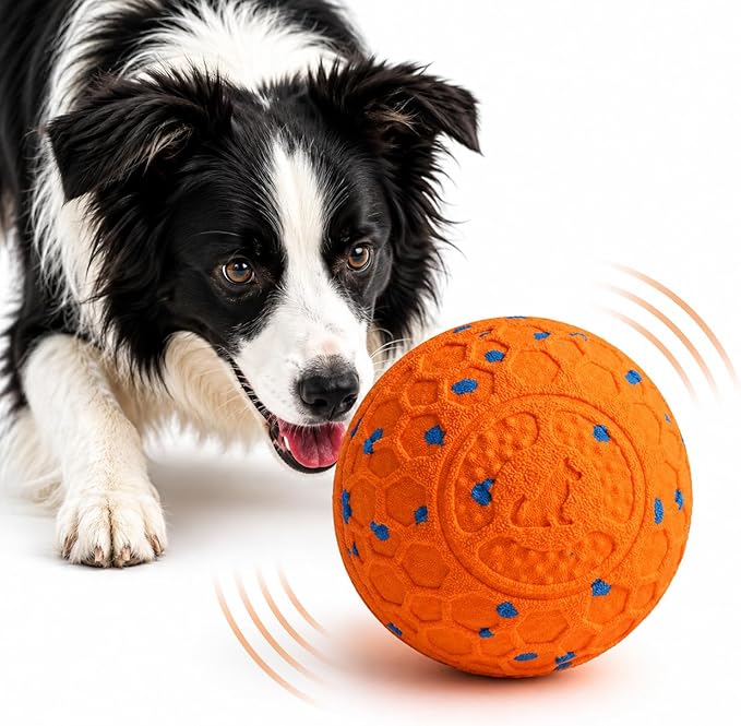 Interactive Dog Ball for Medium & Large Dogs, Automatic Moving Dog Toy with Motion Activation, USB Rechargeable Self Rolling Ball for Boredom Relief, Indoor Exercise & Independent Play