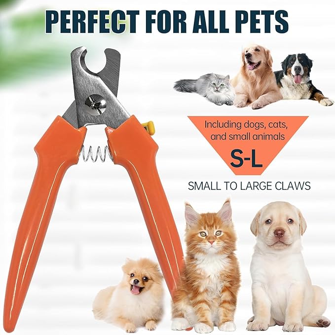 2-Pack Large Dog Nail Clippers 767C – Professional Dog Nail Clippers Trimmers for Small & Large Dogs, Safe & Precise Pet Paw Care, Durable Claw Trimmer for Home Grooming
