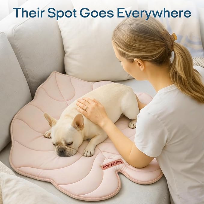 Vagascape Dog Cooling Mat, Washable Pet Cooling Mat, 55" x 45" Thick & Durable Large Cooling Mat for Dogs, Portable Foldable Premium Cooling Pad for Indoor, Outdoor, Travel, Camping, Patio and Beach