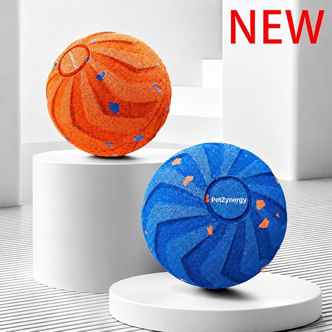 Interactive Dog Ball for Medium Dogs, Smart Automatic Rolling Ball for Dogs, Interactive Dog Toys & Enrichment Toy for Puppies and Active Dogs