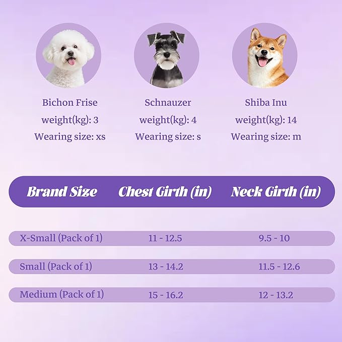YIMEIS Dog Harness and Leash Set, No Pull Soft Mesh Pet Harness, Reflective Adjustable Puppy Vest for Small Medium Large Dogs, Cats (Purple, X-Small (Pack of 1)