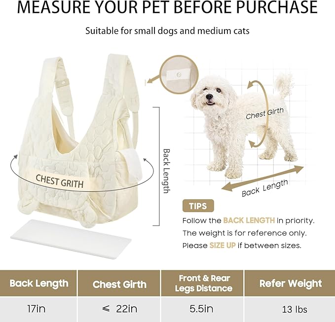 JourCraf Pet Carrier Backpack, Adjustable Pet Front Cat Dog Carrier Backpack Travel Bag for Small Medium Dogs Cats and Rabbits, Safety Strap with Removable Bottom Plate for Camping Hiking Traveling