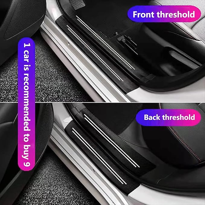 Door sill Protector, Door sill Scratch Protection (for All car Models) Door sill Protector（4PC）