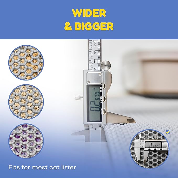 Cat Litter Mat. Easy to Clean, Waterproof, Urine-Proof