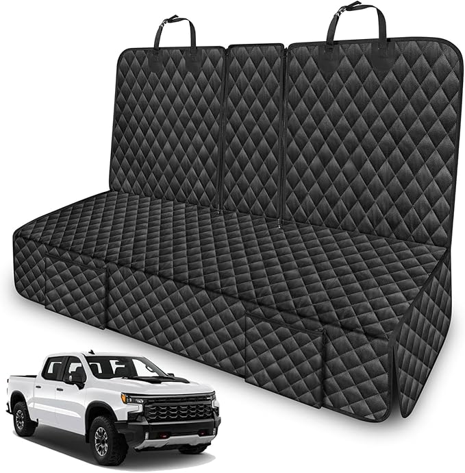 Dog Car Seat Cover for Back Seat Compatible with Ford Maverick Ranger Accessories 2000-2026, Waterproof Non-Slip Pet Bench Backseat Covers