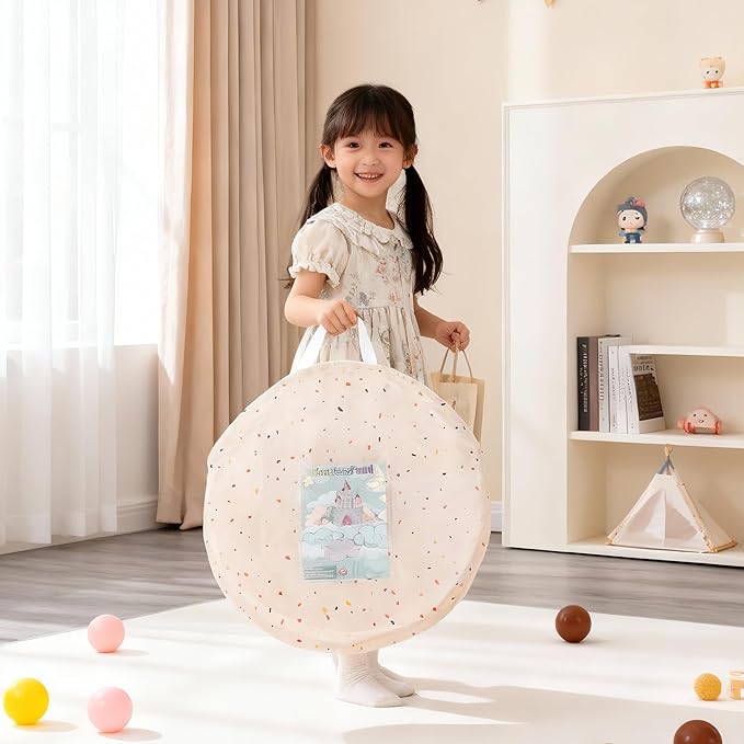 Crawling Kids Play Tunnel [ Pop Up Collapsible Mesh Tunnel ] for Children, Baby, Toddlers, Boys & Girls, Mobility Indoor Toys