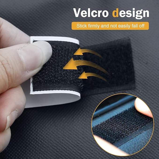 2 PCS Dog Car Door Protector, Scratch-resistant Car Door Protector Cover with Mesh Storage Pocket, Waterproof Oxford Cloth Pet Auto Doors Cover, Universal for Car SUV Truck (Black)