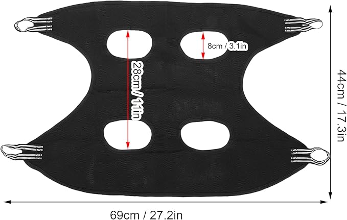 Haofy Pet Grooming Hammock Restraint Bag Multi Functional Cat Dog Grooming Sling Hanging Harness for Secure Nail Trimming Brushing Teeth Cleaning DIY for Pets at Home Salon (S)