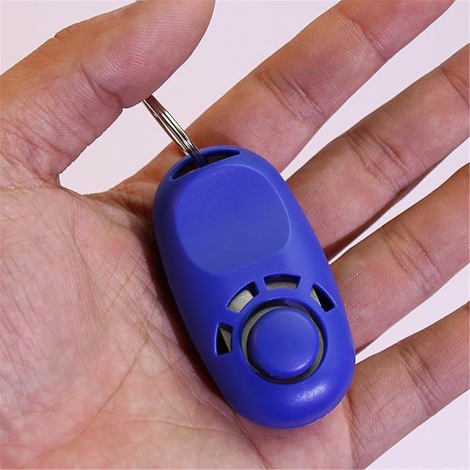 Dogs Training Clickers Pet Dogs Trainer Tool Stretch Help Wrist Rope Sound Keychains Dogs Training Clickers, orange
