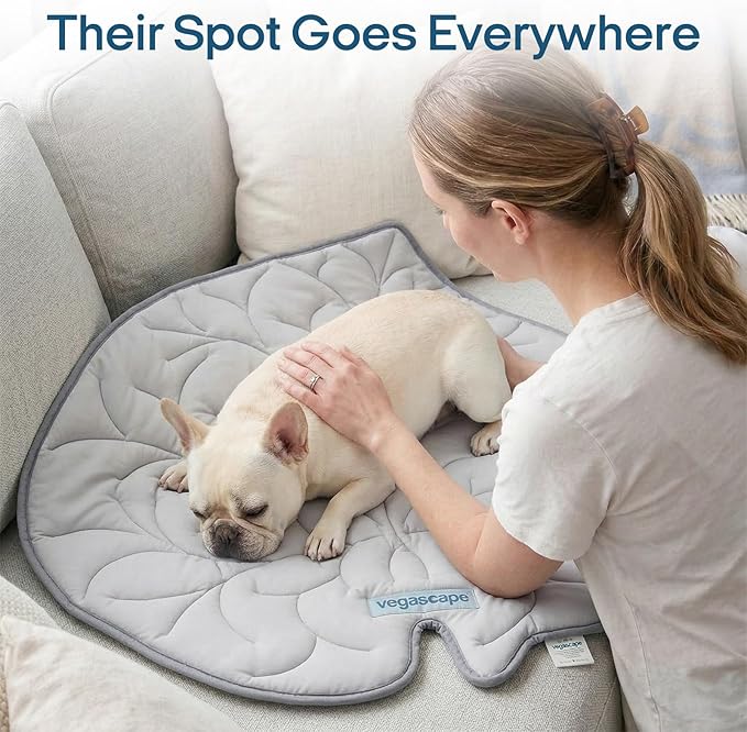 Vagascape Dog Cooling Mat, Washable Pet Cooling Mat, 47" x 45" Thick & Durable Large Cooling Mat for Dogs, Portable Foldable Premium Cooling Pad for Indoor, Outdoor, Travel, Camping, Patio and Beach