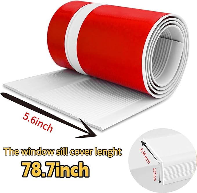 Pet Anti-Scratch Protector Self-Adhesive Rubber Barrier, Dog & Cat Scratching Guard for Furniture, Window Sill, Glass, Car Door & Slobbering Protection