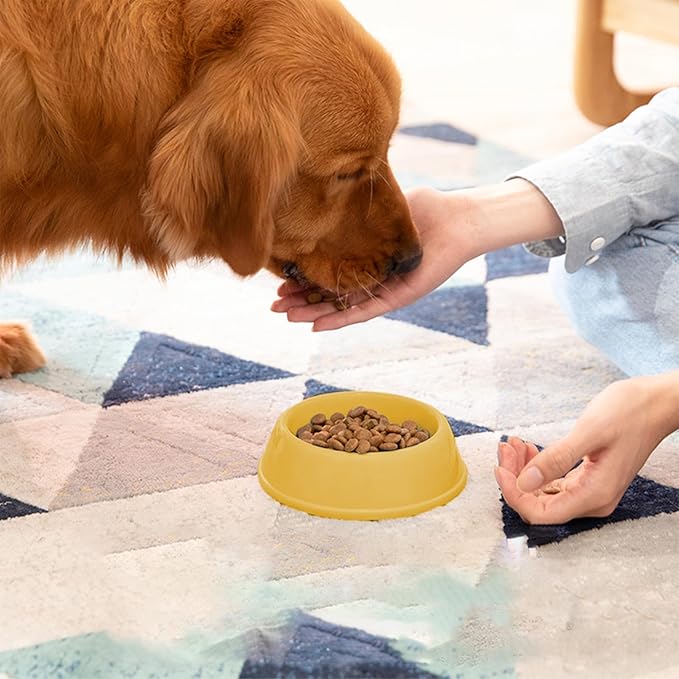 Heavy Duty Non-Slip Pet Bowl for Cats & Dogs - Thickened Spill-Proof Food & Water Dish with Wide Base, Tip-Proof Design for Pet Owners
