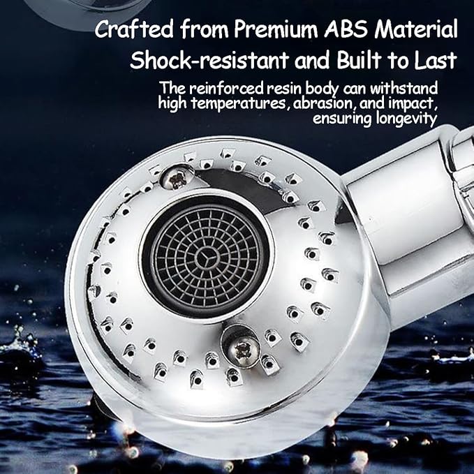 MANON ROSA Dog Shower Attachment - High-Pressure 2-Mode Handheld Sprayer with Universal Hose Interface for Small Medium Large Pets: Puppies Cats Kittens- Ideal for Bathing Massaging Grooming