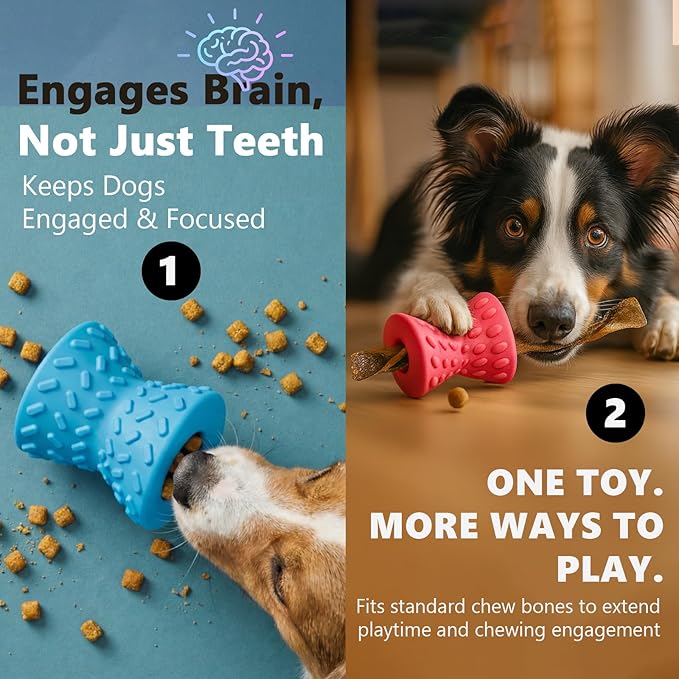 Dog Puzzle Toy – Interactive Treat Dispensing Dog Toy to Keep Dogs Busy, Mental Stimulation & Boredom Relief Toy for Indoor Play, Small & Medium Dogs