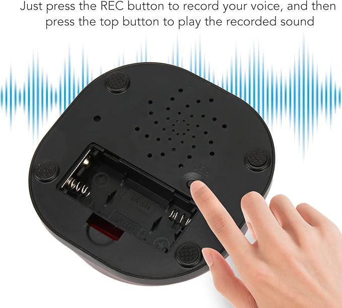 Dog Recording Button, Recordable Dog Talking Button Set for Communication with Dogs and Pets, 30 Second Recordable and Playback Dog and Cat Pet Training Buzzer, 6 Piece Set