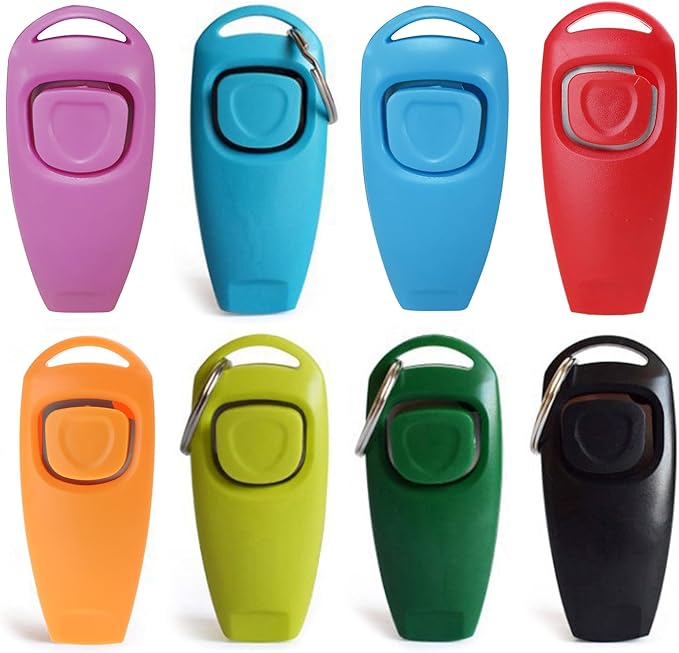 Dog Training Clickers and Whistle in One Consistent Positive Reinforcement for Puppies Fix Undesired Behaviors