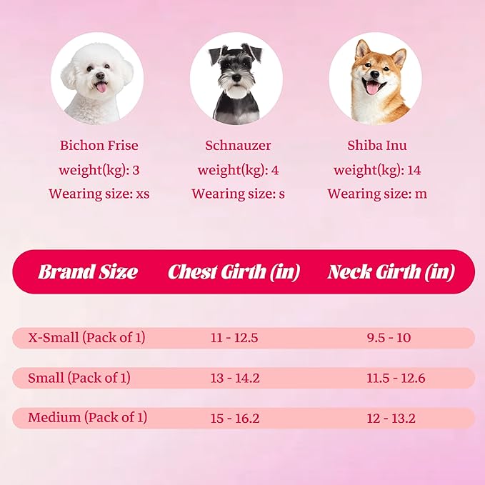 YIMEIS Dog Harness and Leash Set, No Pull Soft Mesh Pet Harness, Reflective Adjustable Puppy Vest for Small Medium Large Dogs, Cats (Rose Red, Small (Pack of 1)