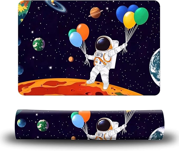 Dog Food Mat, 19.6" x 23.6" Absorbent Pet Feeding Mat for Food and Water, Waterproof Diatom Mud Pet Placemat with Non-Slip Rubber Backing, Easy Clean Cat Bowl Mat for Floors - Balloon Man