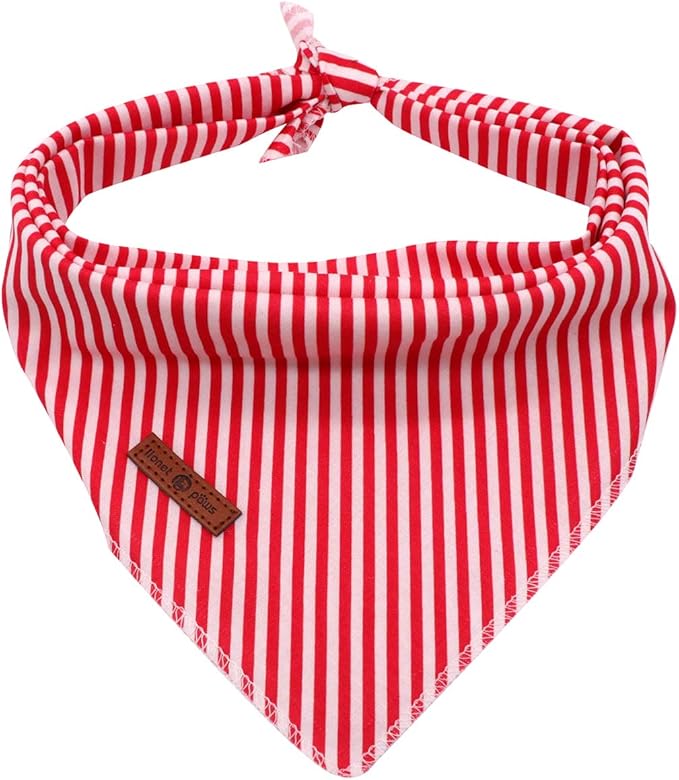 Lionet Paws Dog Bandana for Small Medium Large Dogs, Cat Dogs Kerchief Triangle Bibs Scarf for Girl or Boy