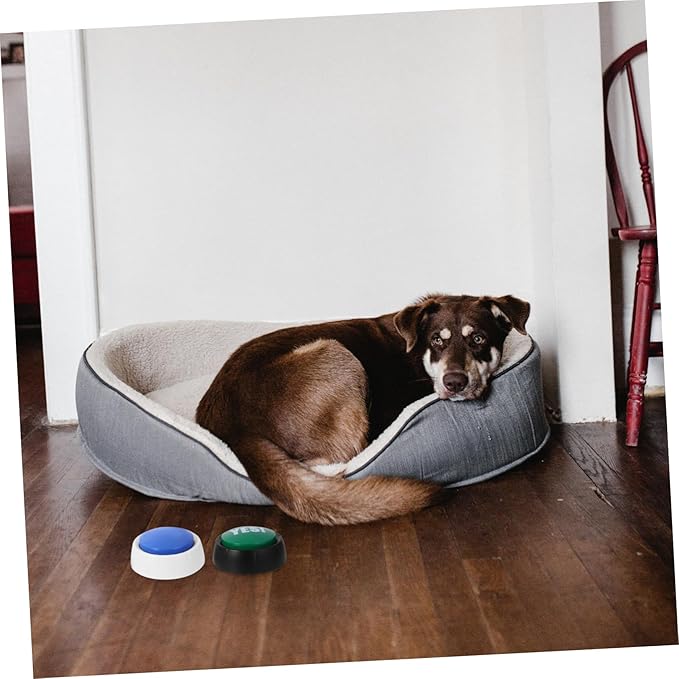 Milisten 4pcs Interactive Dog Communication Buttons Recording Push Buttons for Pet Training Fun Talking for Dogs for Reducing Boredom