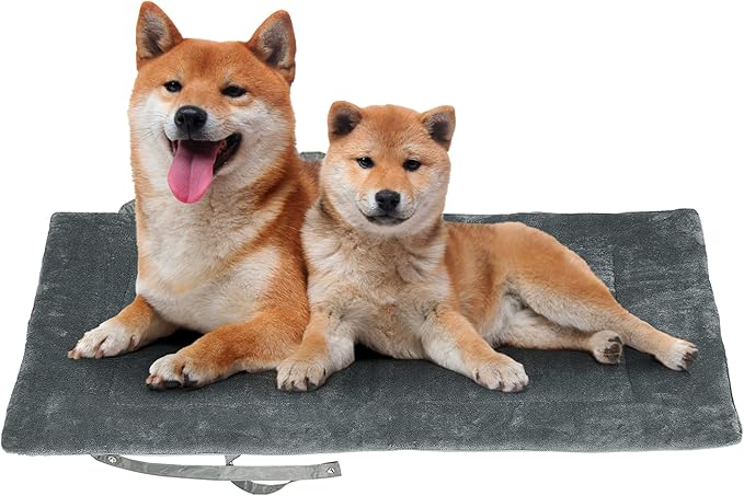 Catalonia Classic Waterproof Dog Mat, Portable Reversible Pet Travel Mat, Pet Cushion Pad with Handle for Small Medium Dogs Cats, Indoor or Outdoor
