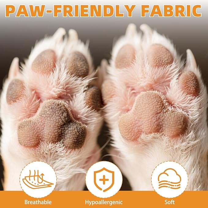 KOOLTAIL Anti Slip Dog Socks to Prevent Licking Paws,Dog Shoes for Hot Pavement & Hardwood Floors,Durable Soft Double Sided Grippy Socks for Small Medium Large Dogs, Traction Control for Senior Dogs