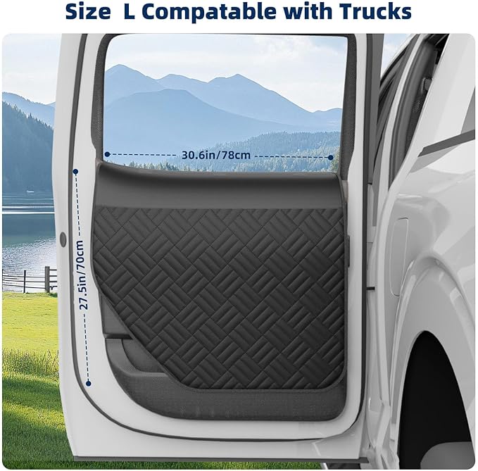 Car Door Protector from Dog Scratching, Door Panel Protector for Dogs(L)