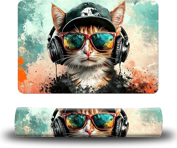 Dog Food Mat, 15.7" x 23.6" Absorbent Pet Feeding Mat for Food and Water, Waterproof Diatom Mud Pet Placemat with Non-Slip Rubber Backing, Cat Bowl Mat for Floors - Earphone Operation