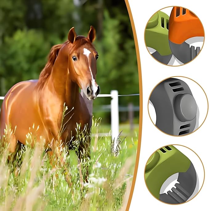 The Set of Easy Clicking Finger Ring Dog Training Clicker Included Large and Small 2 Sizes,Suitable for Dogs Cats Horses traing Allowing Effective Versatile Training (3pcs Grey+Green+Orange)