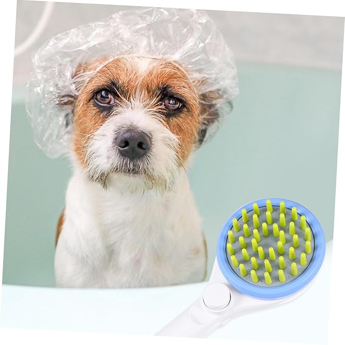 Pet Shower Sprayer with Hose Dog Bathing Brush and Water Sprinkler Multi Functional Puppy Shower Scrubber for Gentle Massage and Comfortable Skin Care Tool for Pets