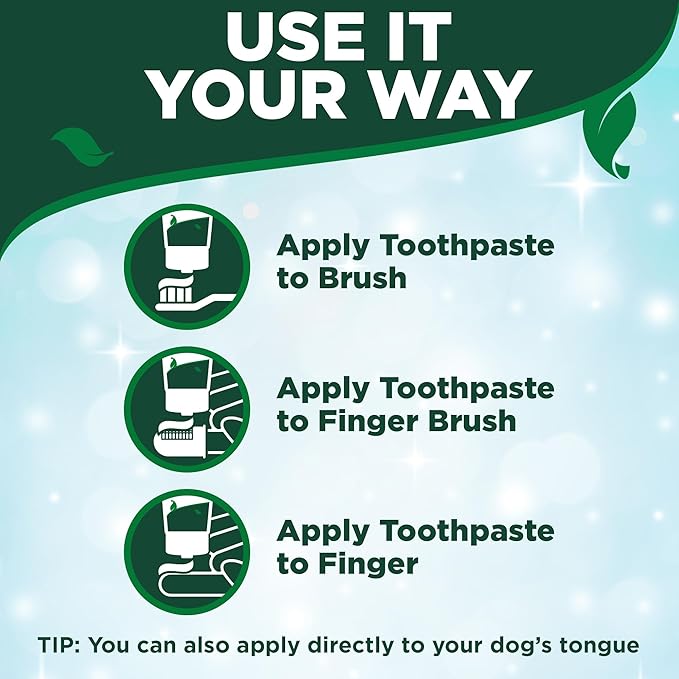 Vet’s Best Enzymatic Dog Toothpaste – Vet Formulated Dental Gel for Teeth Cleaning, Fresh Breath, Tartar Control, Plaque Remover & Oral Hygiene for Dogs, 3.5 oz