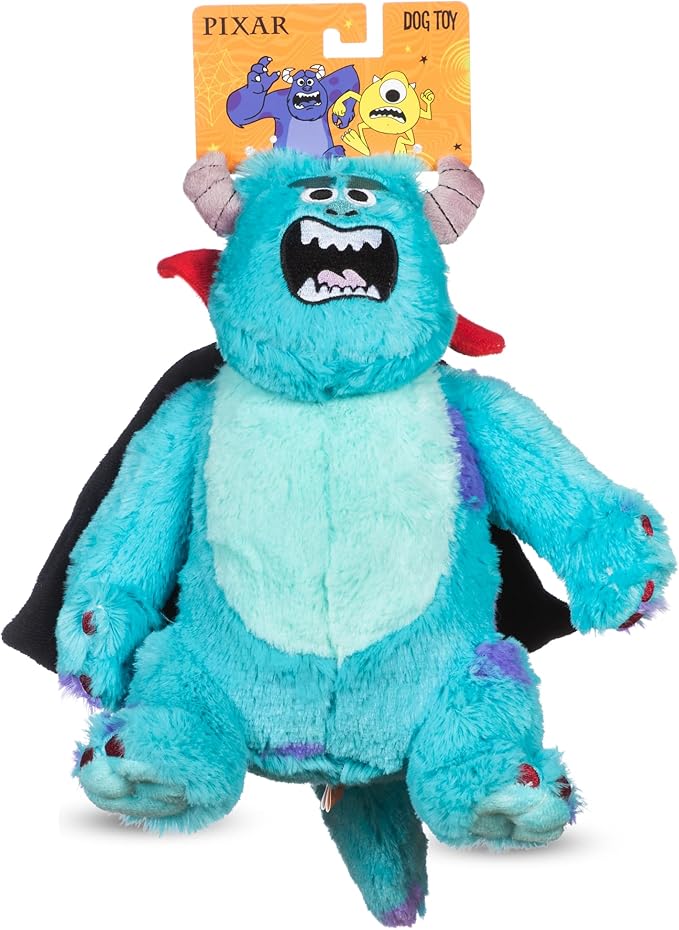 Disney for Pets and Pixar's Monsters, Inc. Sully Vampire 9" Plush Toy for Dogs | Halloween Edition Sully Dog Toy | Monsters Inc Movie Toys for All Dogs