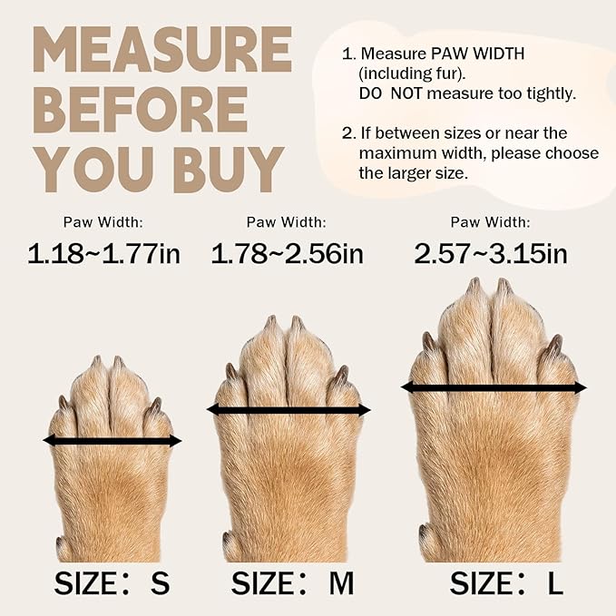 Disposable Dog Booties for Dog Cats, Pet Booties Waterproof and Breathable with Adjustable Bandage,Unstoppable Paw Protectors for Dogs Cats, 20 Counts(S)