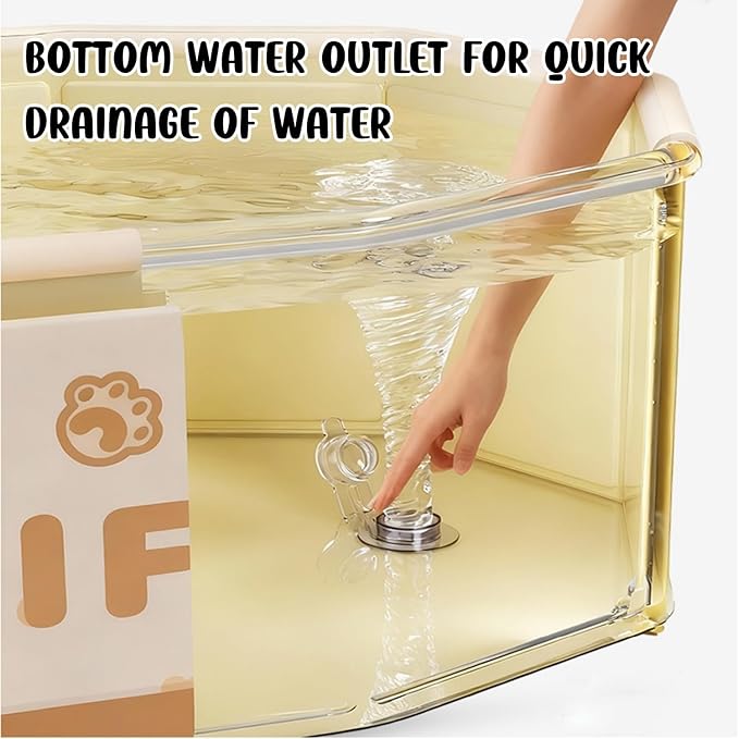 Foldable Bathtub 29.5'in Foldable Collapsible tub Portable Bathtub for Bathroom Folding SPA Tub for Shower Stall, Ideal for Small Spaces - Effortless Folding Bath (Green)