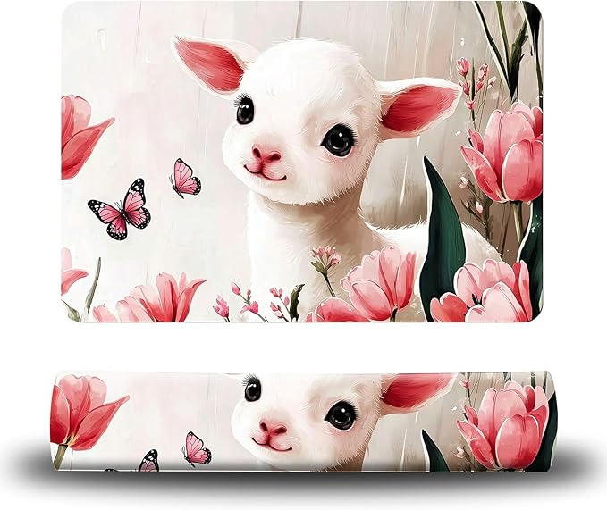 Dog Food Mat, 19.6" x 23.6" Absorbent Pet Feeding Mat for Food and Water, Waterproof Diatom Mud Pet Placemat with Non-Slip Rubber Backing, Easy Clean Cat Bowl Mat for Floors - Flower Aries
