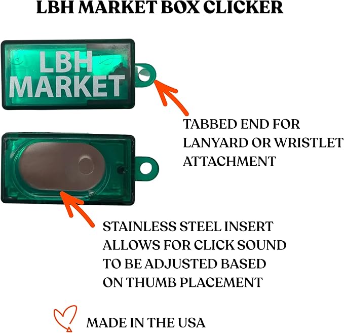 LBH MARKET Bird Clicker Training Kit with Target Stick, Red or Yellow, Professional Training Set for All Bird Breeds (Red)