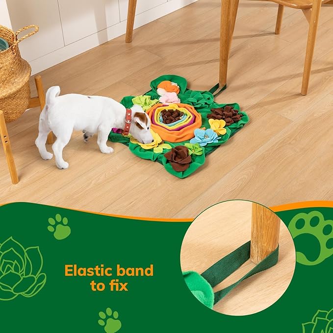 Snuffle Mat for Dogs -Interactive Dog Toys to Keep Them Busy | Puppy Puzzle Slow Feeder Treat| Dog Lick Mat Enhancement