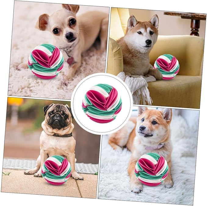 FOMIYES Dog Sniffing Ball Dog Sniffing Mat Cat Puzzle Toys Toy Snuffle Blanket Feeding & Watering Supplies Pet Training Balls Snuffle Cat Mat Felt Cloth Puzzle Food