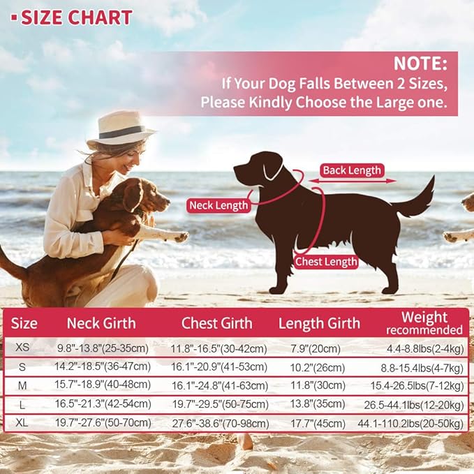 EMUST Dog Life Jacket, Ripstop Dog Lifesaver Vests with Rescue Handle for Small Medium and Large Dogs, Pet Safety Swimsuit Preserver for Swimming Pool Beach Boating (XS,FlagShark)