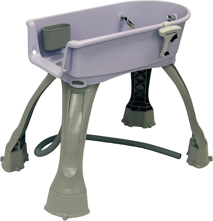 Booster Bath Elevated Pet Bathing Medium (Lilac), 0