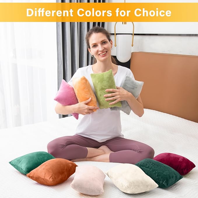 1 MIDDLE ONE 2 Pack Small Pillow, Memory Foam Mini Pillow 11 X 7 Inches for Travel, Sleeping, Nap and Neck, Knee, Lumbar Support, Tiny Cushion for Pet, Dogs (Teal Green)