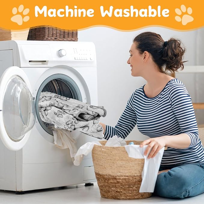 Dog Blankets for Small, Medium Dogs, Puppy Blanket Washable, Dogs Essentials for Puppies, Cat (1, 63" x 40")